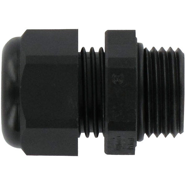 CABLE COMPRESSION GLAND PG 9 BLACK image 1