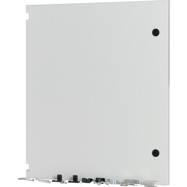 Section wide door, closed, HxW=700x600mm, IP55, grey image 2