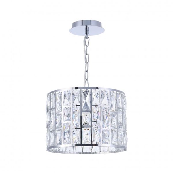 Modern Gelid Chandelier Chrome image 2