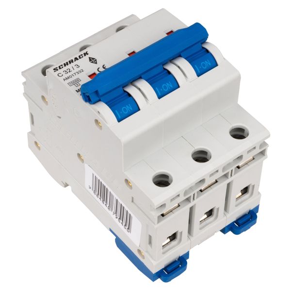 Miniature Circuit Breaker (MCB) AMPARO 10kA, C 32A, 3-pole image 3