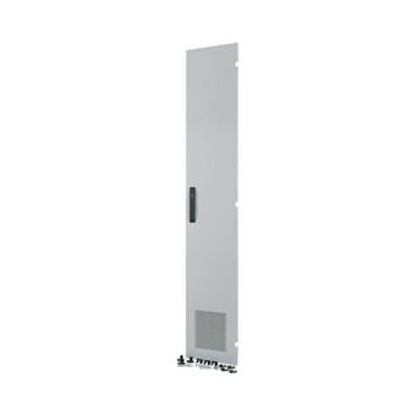 Cable connection area door, ventilated, for HxW = 2000 x 350 mm, IP31, grey image 4