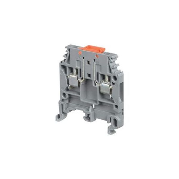 MA2,5/5.SNBT, SCREW CLAMP TERMINAL BLOCK, DISCONNECT BLADE, BLUE, ORANGE, 8X44.5X44.5MM image 1