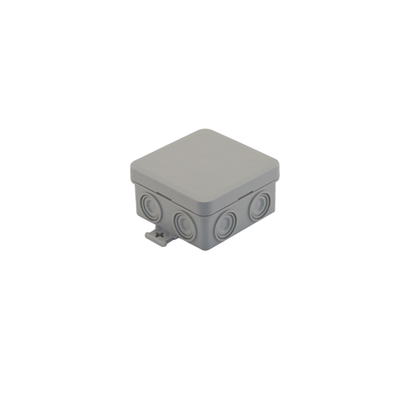 Watertight Junction Box (Press-on Lid) GREY 85X85 IP55 THORGEON image 1