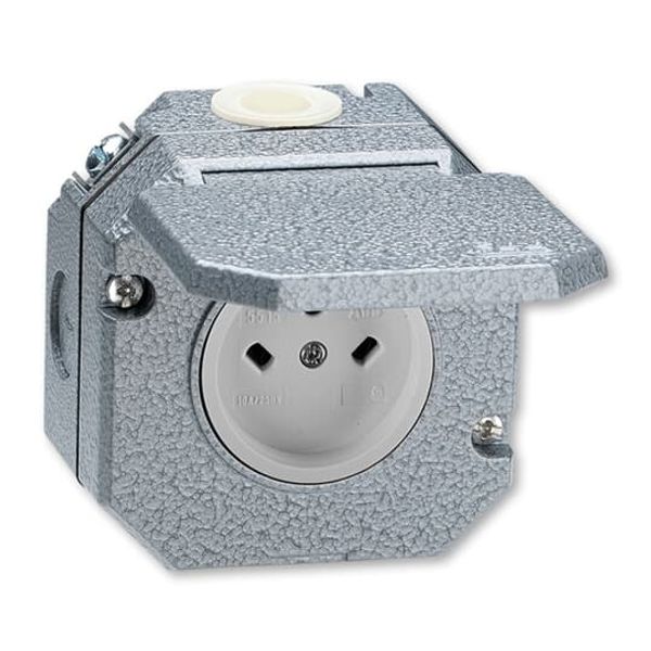 5518-2029 H Double socket outlet with earthing pins, with hinged lids, IP 44 ; 5518-2029 H image 36