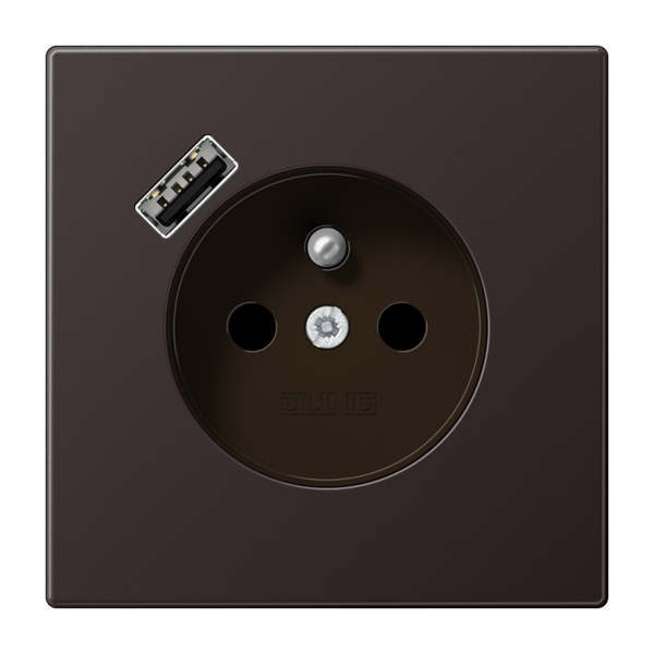 Socket fren/belg with USB type A AL1520F-18AD image 1