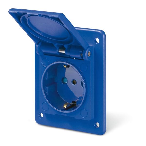 PANEL MOUNT.SOCKET OUTLET P30 (70X87) image 1