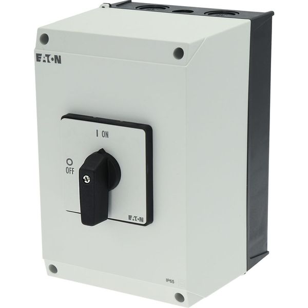 On-Off switch, 6 pole + 1 N/O + 1 N/C, 63 A, 90 °, surface mounting image 21