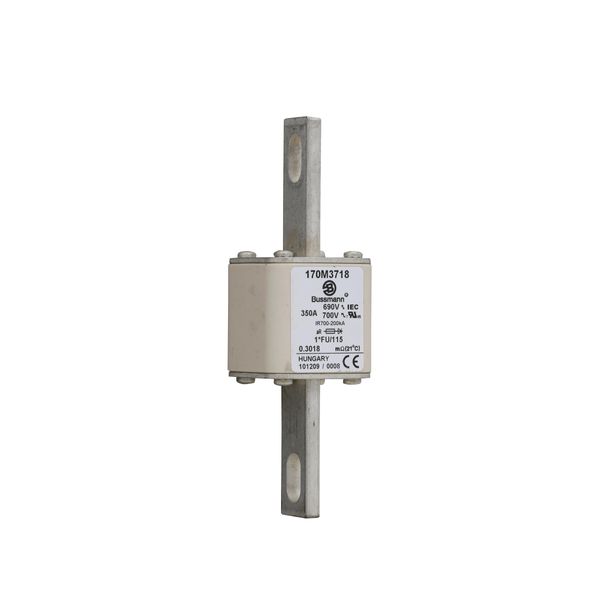 Fuse-link, high speed, 350 A, AC 690 V, compact size 1, 45 x 45 x 148 mm, aR, IEC, UL image 11