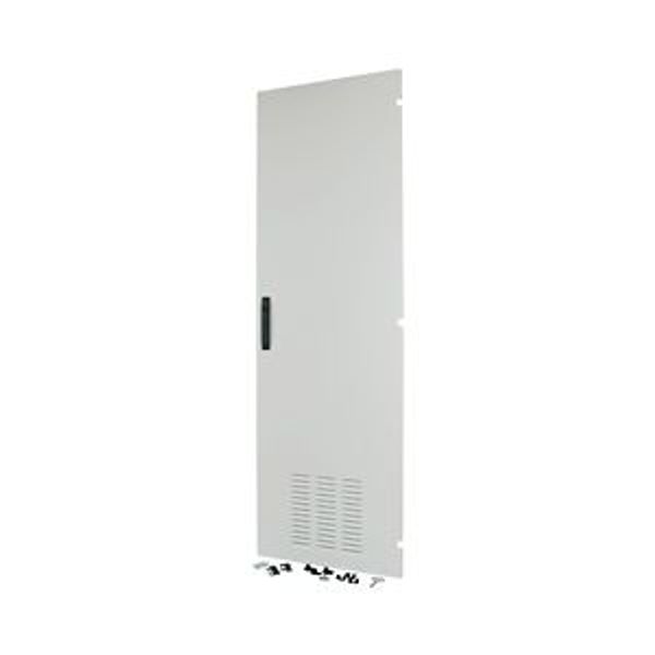 Cable area door, ventilated, IP42, MCC, right, HxW=2000x600mm, grey image 4