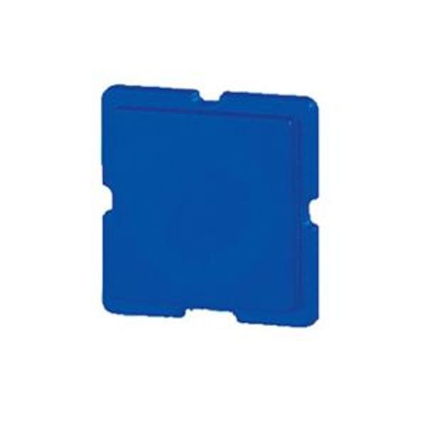 Button plate, 18 x 18 mm, blue image 4