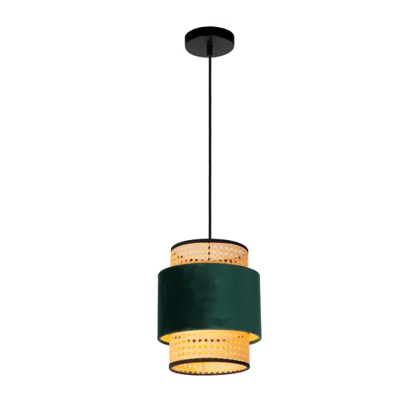 Lucide JAVOR - Pendant light - Ø 23 cm - 1xE27 - Green image 1