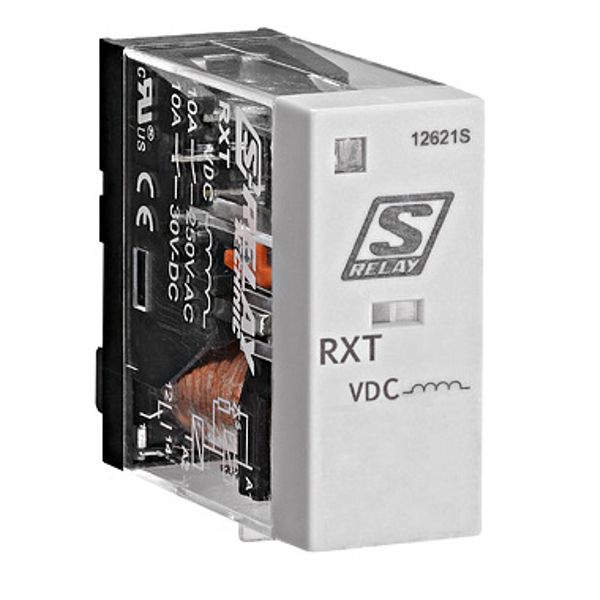 Narrow Industrial Relay, 2 CO, 24VDC, 5A image 1