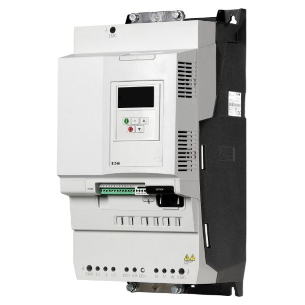 Frequency inverter, 230 V AC, 3-phase, 72 A, 18.5 kW, IP20/NEMA 0, Radio interference suppression filter, Additional PCB protection, DC link choke, FS image 2