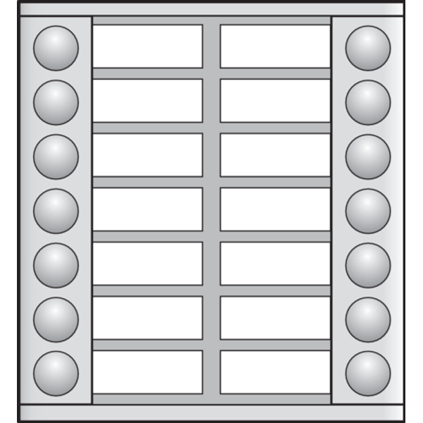 Extension module with 20 mm in two rows for surface-mounting external image 1