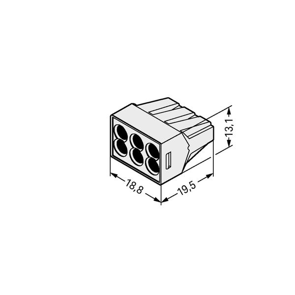 PUSH WIRE® connector for junction boxes for solid and stranded conduct image 3