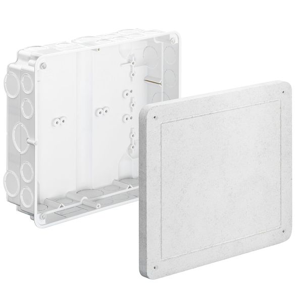 Flush-mounting universal inst. housing 238 x 208 x 83 mm image 1