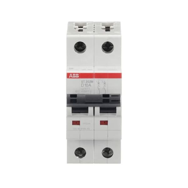 ST202M-D10 Miniature Circuit Breaker - 2P - D - 10 A image 1