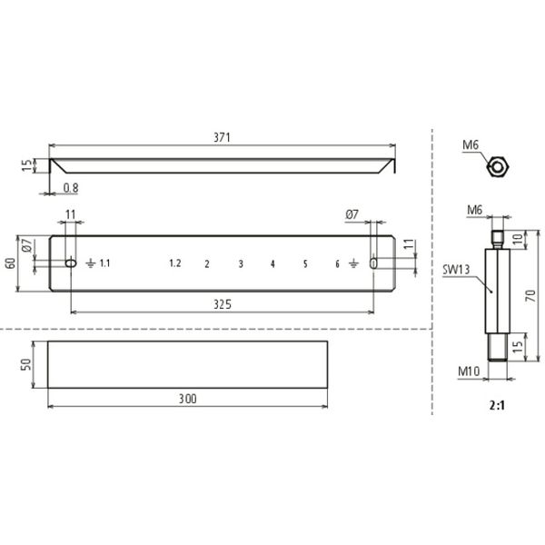 Cover StSt with distance bolts and label for PAS EX 1+5(7)AP.. image 2