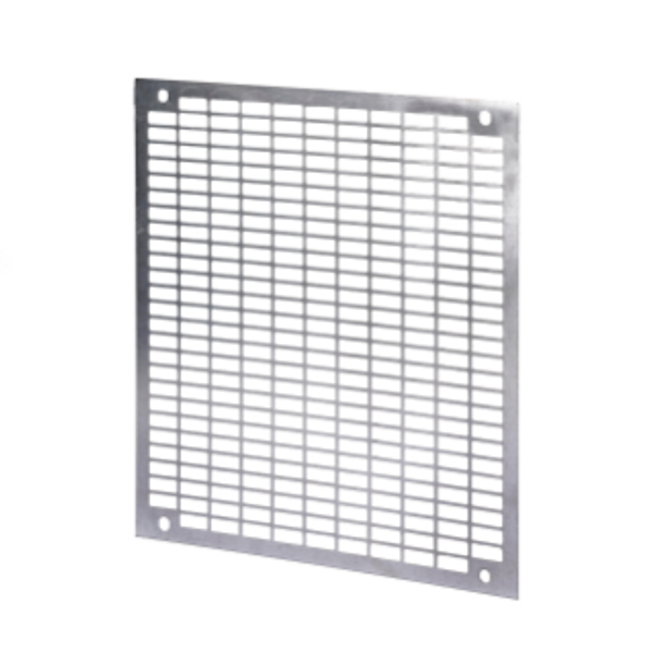 PERFORATED BACK-MOUNTING PLATE - IN GALVANISED STEEL - FOR BOARDS 310X425 image 1