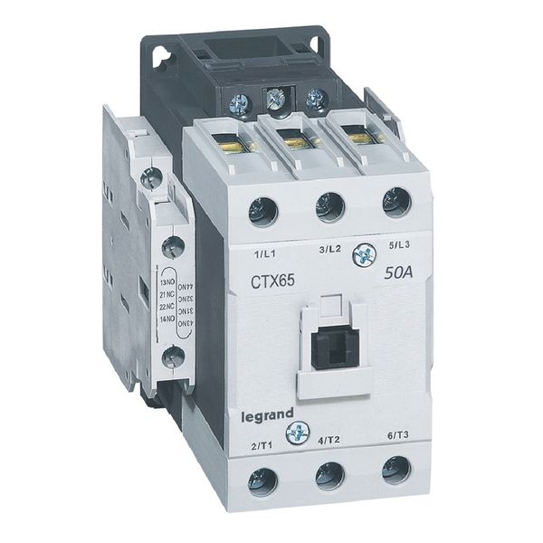 CTX CONTACTOR 3P 50A 2NO2NC 48V DC LUG SZ4 image 1