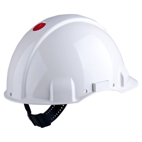 3M™ Hard Hat, Uvicator, Ratchet, Non vented, Dielectric 440V, Plastic  image 1