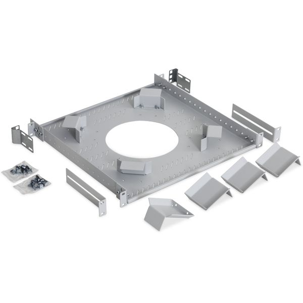 19" Cablestorage for Overlengths, D=440mm, RAL7035 image 1