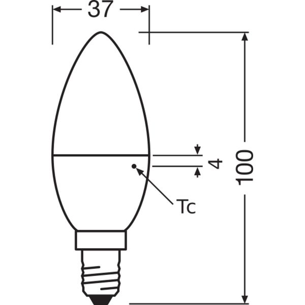 LED STAR CLASSIC B 4.9W 840 Frosted E14 image 6