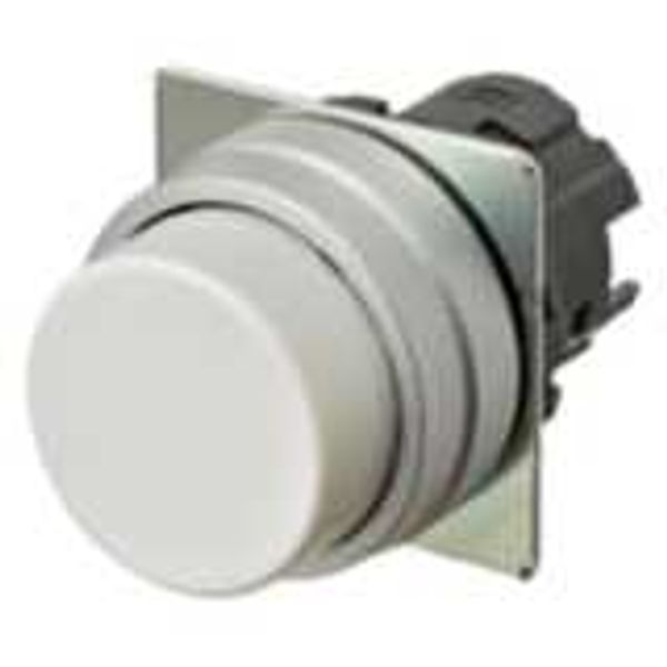 Pushbutton A22NZ Ã˜22, bezel brushed metal, PROJECTED, Alternate, CAP C A2270292H image 2