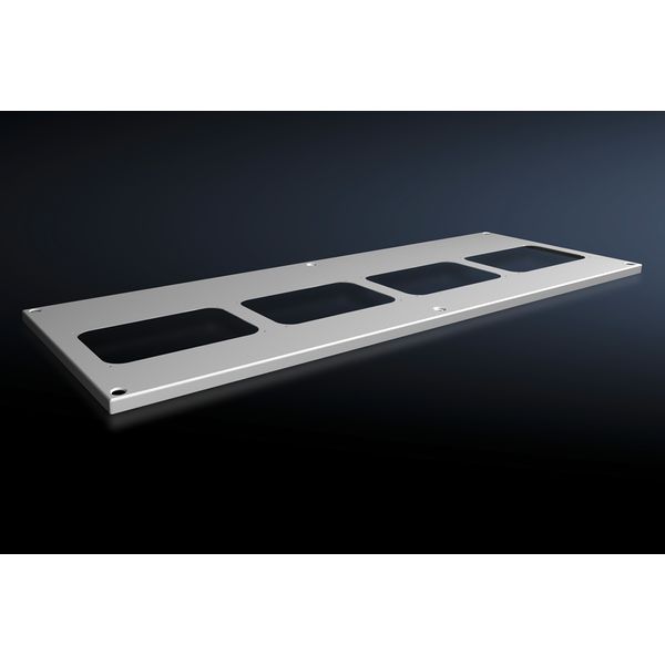 VX Roof plate, WD: 1100x400 mm, for cable entry glands image 1