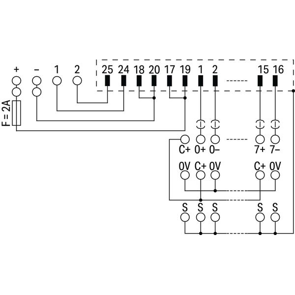 Interface module for system wiring with solder pin Male connector image 5