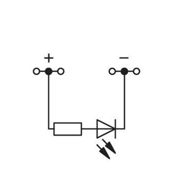 2001-1421/1000-434 Component terminal block; 4-conductor; LED (red) image 6