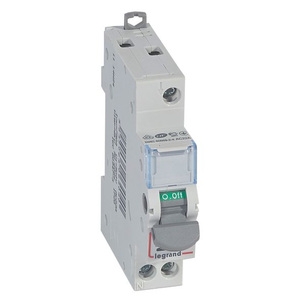 Isolating switch - 1P - 250 V~ - 20 A - with indicator image 1
