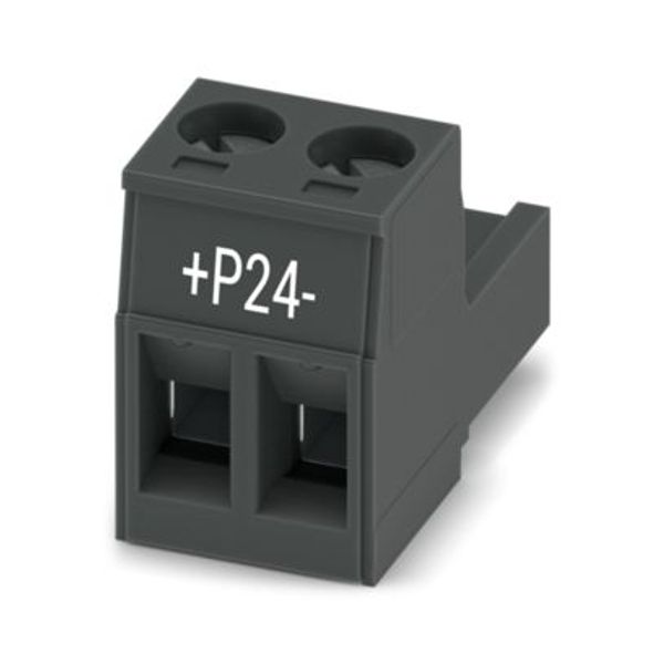 MSTB 2,5/ 2-ST-5,08 BK BD+P24- - PCB connector image 1