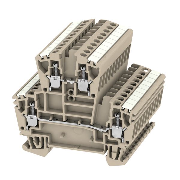 Multi-tier modular terminal, Screw connection, 2.5 mm², 400 V, 24 A, N image 1