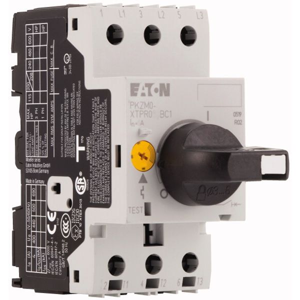 Motor-protective circuit-breaker, 3p, Ir=16-20A, thumb grip lockable image 4