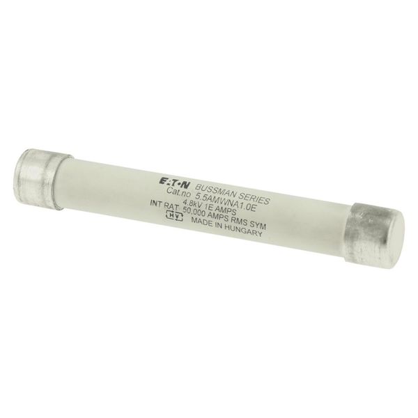 VT fuse-link, medium voltage, 1 A, AC 5.5 kV, 142 x 20.6 mm, back-up, BS, IEC, US, 1E image 4