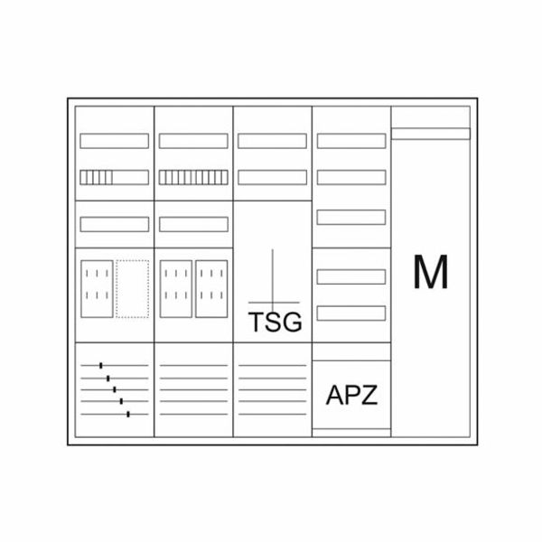 ZSD-Z2ZTVK-1100-BKE-I/APZ Eaton Metering Board ZSD LV systems Final Distribution Boards image 1
