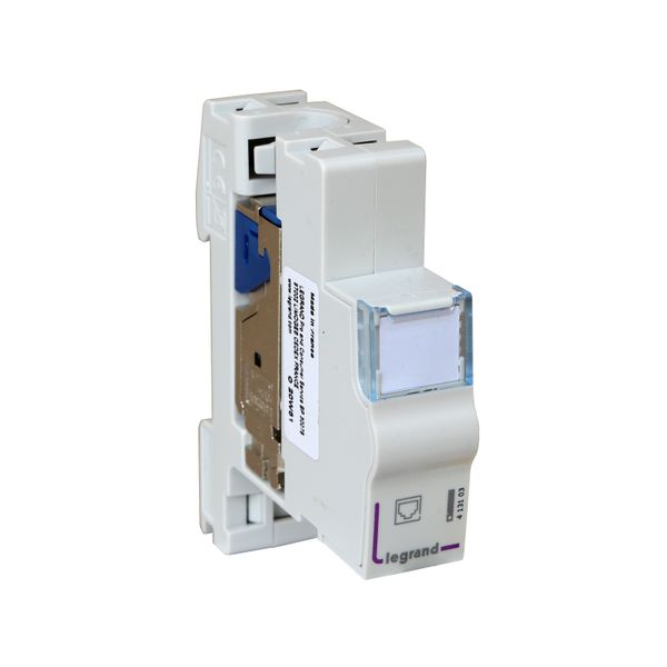 Patch module DIN RJ45 category 6 STP image 1