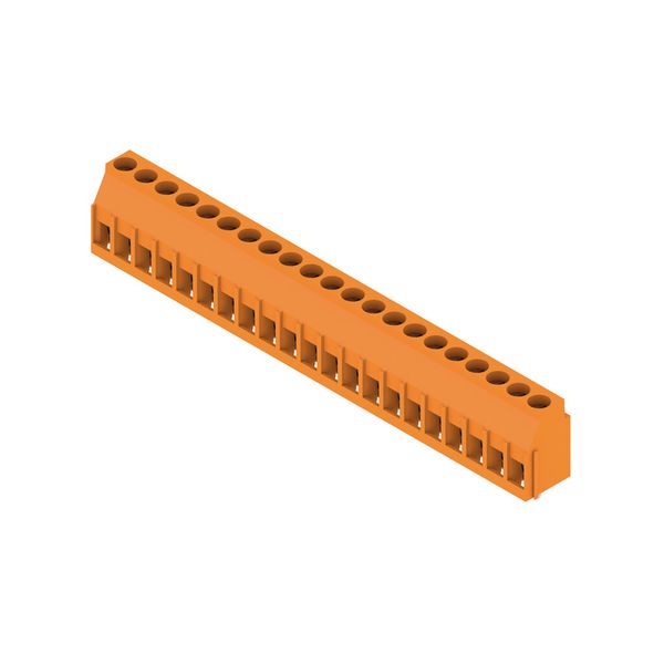 PCB terminal, 5.00 mm, Number of poles: 21, Conductor outlet direction image 2