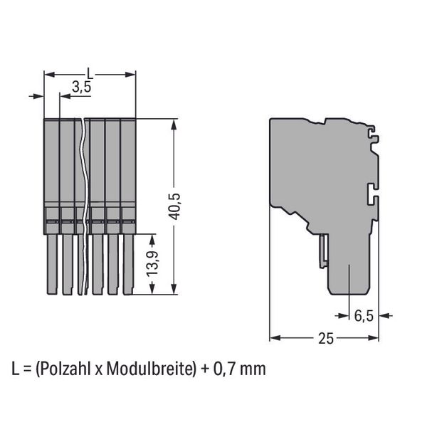 2-conductor female connector image 2