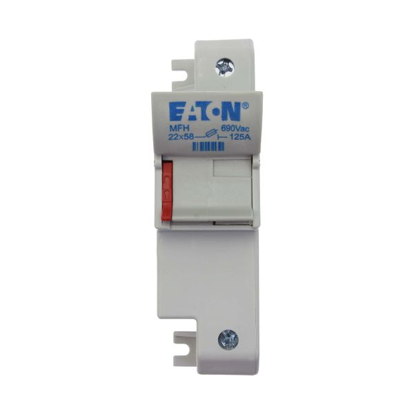 Fuse-holder, low voltage, 125 A, AC 690 V, 22 x 58 mm, 1P, IEC, UL image 10