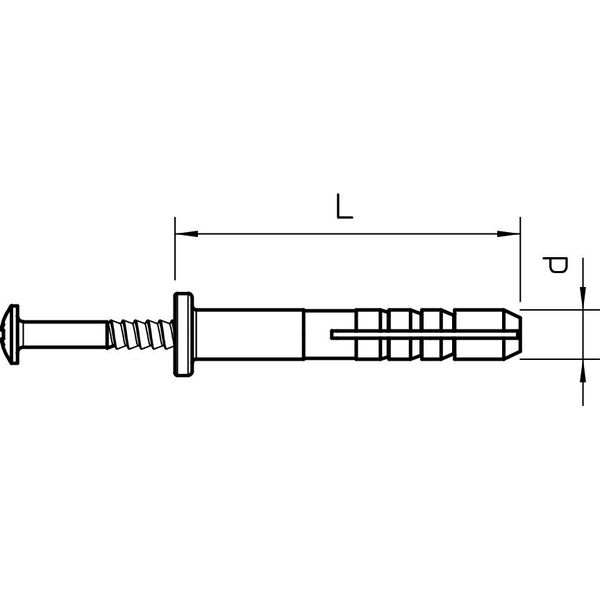 910 SD 5X35 Knock-in anchor  5x35mm image 2