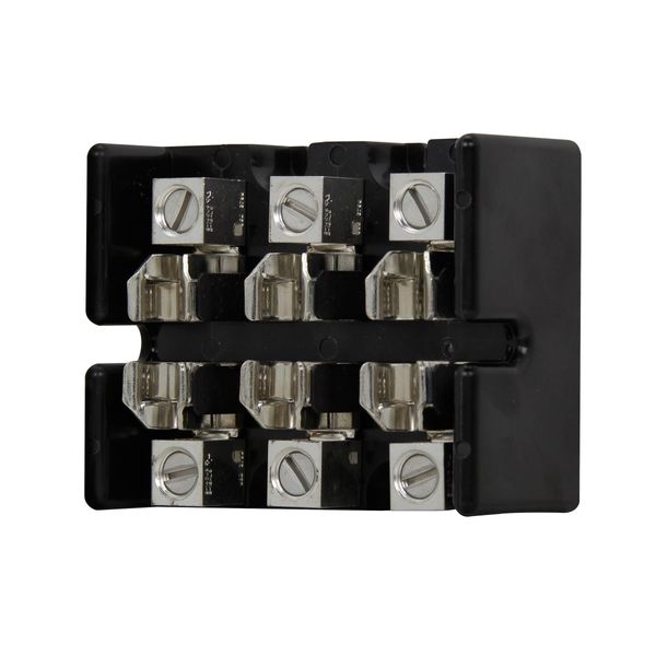 Eaton Bussmann series Class T modular fuse block, 300 Vac, 300 Vdc, 31-60A, Box lug, Three-pole image 3