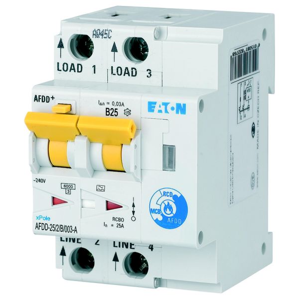 Arc Fault Detection Device, 2p, B, 25 A, 30 mA, type A image 7