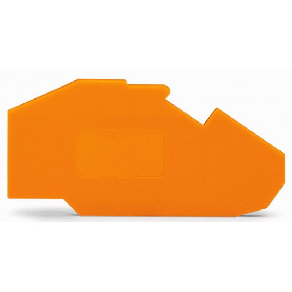 End and intermediate plate 1.5 mm thick orange image 1