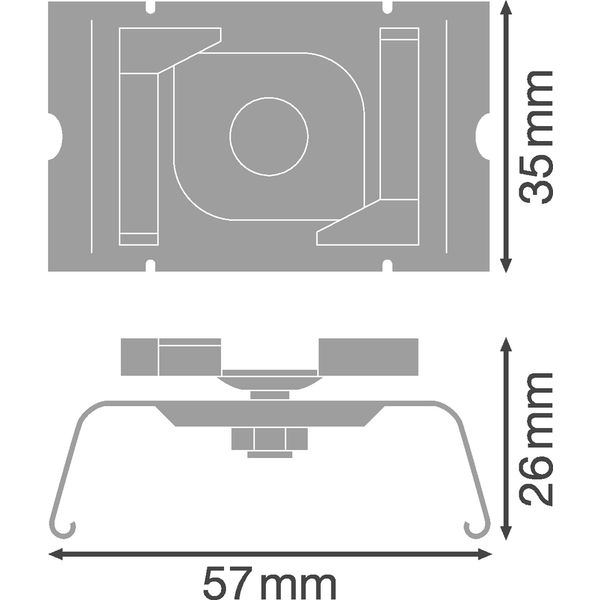 TruSys® PERFORMANCE Grid Ceiling Clip Grid Ceiling Clip image 2