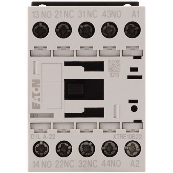 Contactor relay, 208 V 60 Hz, 2 N/O, 2 NC, Screw terminals, AC operation image 2