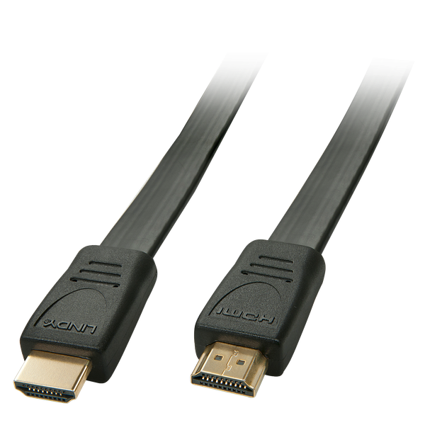 HDMI High Speed Flat Cable, 1m HDMI 2.0 / HDTV & HDCP compatible image 1