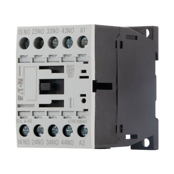 Contactor relay, 12 V DC, 4 N/O, Screw terminals, DC operation image 7