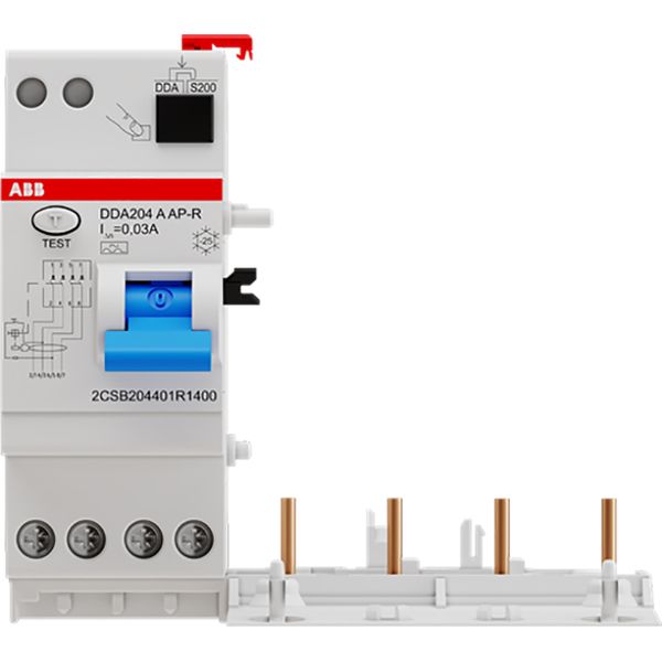 DDA204 A-40/0.03 AP-R Residual Current Device Block image 2